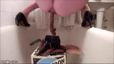 Crushing, Pissing and Shitting on a Train Set