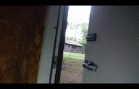 Camping Toilet Pee in Dirty Outhouse