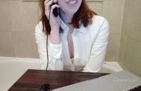 Desperate Accident in Panties While Stuck on Phone Call!