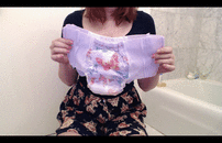 First Time Trying a Diaper (with Smearing)
